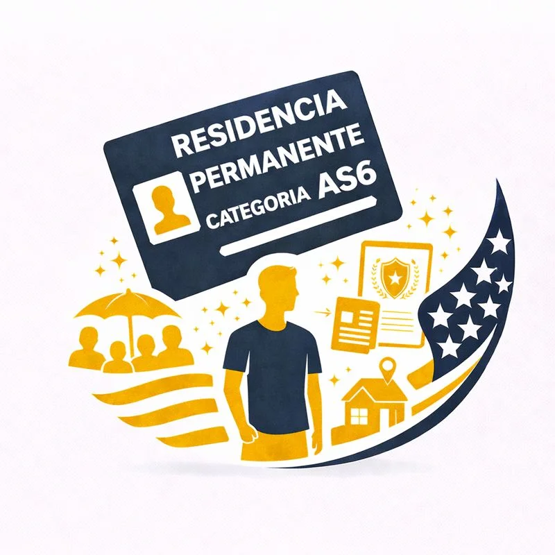 residencia permanente categoría AS6